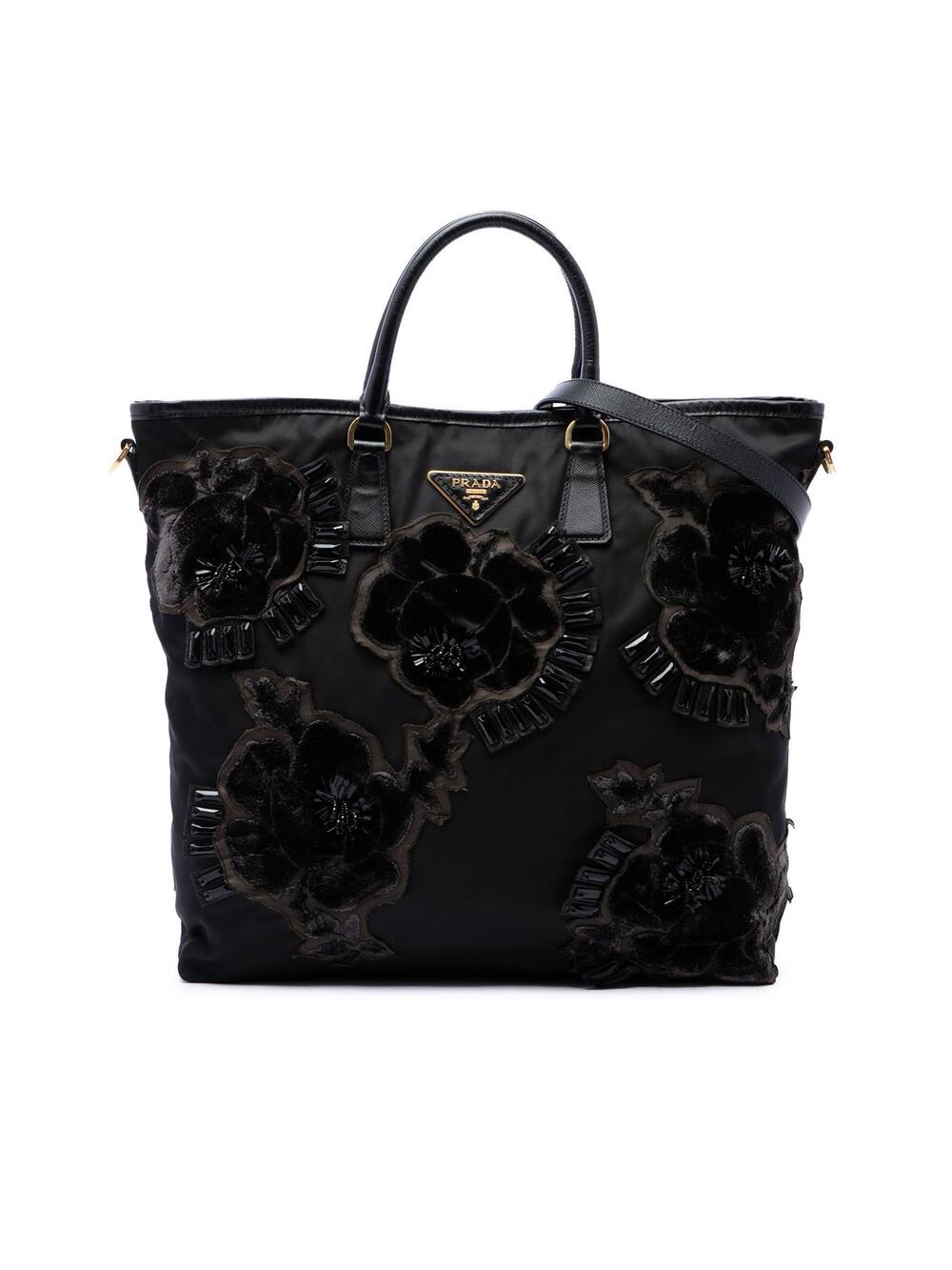 Prada Beaded Tessuto Floral Applique #350373P58B